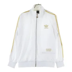 adidas (アディダス) CHILE62 ジップアップ トラックジャケット ホワイト/ゴールド P06963