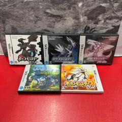 ●DS　3DS　ポケモン　ソフト　5点セット　まとめ売り　DSソフト　ダイヤモンドパールホワイトサン