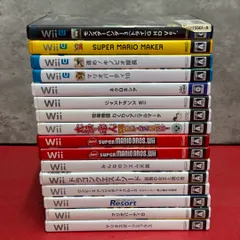 ■Wii　WiiU　ソフト　まとめ売り　Wiiソフト　16点セット