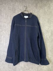 美品】ARPENTEUR ウールボアジャケット ネイビー - メルカリ
