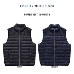TOMMY HILFIGER(トミーヒルフィガー)ベスト アウター ジャケット ナイロン キルティング メンズ 中綿 防寒 軽量 ロゴ PUFFER VEST 159AN478