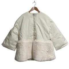 良品 CELFORD セルフォード ファードッキングコート ジャケット サイズ36 アイボリー レディース 古着 中古 USED