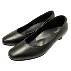 美品 PEDALA ペダラ コンフォート シューズ 23 1/2 ブラック レディース 古着 中古 USED