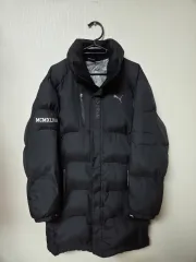 PUMA プーマ ブラック ダウンジャケット ロング丈 160