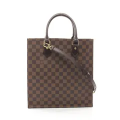 ルイ・ヴィトン LOUIS VUITTON トートバッグ サックプラPM N41226 PVCコーティングキャンバス レザー サック・プラ PM レディース Used A