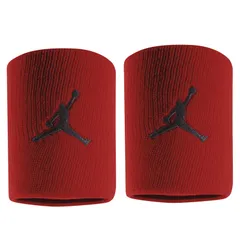 NIKE(ナイキ) ジョーダン ジャンプマン リストバンド バスケットボール ウェア ウェアアクセサリー JD1007、(605)ジムレッド/ブラック