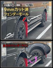 マットブラックフェンダーモール JB64 9mm - メルカリ
