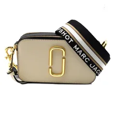 MARC JACOBS マーク・ジェイコブス ショルダーバッグ スナップ ショット ブラック ホワイト レザー 67BS360