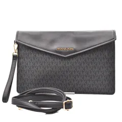 MICHAEL KORS マイケル・コース クラッチバッグ ロゴ ブラック 08BS364