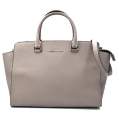 MICHAEL KORS マイケル・コース ハンド ショルダーバッグ 2WAY グレー レザー 07BS365