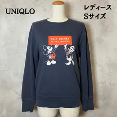 UNIQLO ユニクロ　スウェット　ディズニー　ミッキー　ドナルド　ネイビー　Sサイズ　レディース　【B-3】