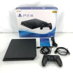 05w17931T 【PS4】PlayStation4 本体 箱あり CUH-2200A 500GB ジェットブラック ＊動作確認/初期化済み＊ 欠品あり【中古品】