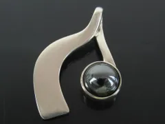 GEORG JENSEN ジョージ・ジェンセン ペンダントトップ チャーム シルバー925 銀 ヘマタイト 赤鉄鉱 デンマーク製 rk9172のサムネイル