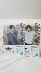未開封) ハイキュー!! 全国への道 G賞 黒尾 クリアファイル+ステッカー