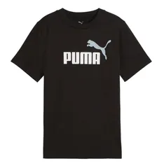 【新品】【ジュニアサイズ】【130cmのみ】puma（プーマ）ESS 2 カラー NO.1 ロゴ 半袖 Tシャツ ボーイズ ジュニア ユニセックス　プーマブラック　687821-01-130