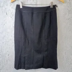 COUP DE CHANCE クードシャンス レディース タイトスカート ひざ丈スカート ブラック サイズ38 〇□