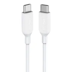 Anker PowerLine III USB-C & USB-C 2.0 ケーブル (0.9m ホワイト) 超高耐久 60W USB PD対応 iPhone 17 iPad Pro Galaxy 等対応