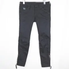 ジースターロウ G-Star RAW 5620 SLIM TAPERED ANKLE 3D ストレッチ デニム パンツ W26 ブラック 2sa6891