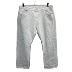メキシコ製 Levi's 501 デニムパンツ W38 ホワイト ボタンフライ アメカジ ジーンズ デニム コットン ビッグサイズ 2512-511
