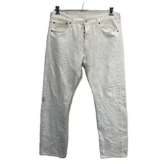 メキシコ製 Levi's 501 デニムパンツ W34 ホワイト ボタンフライ アメカジ ジーンズ デニム コットン 2512-515