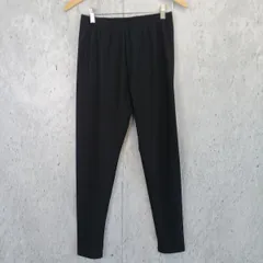 レディース ブラック  ロング パンツ Lサイズ ウエストゴム 〇□