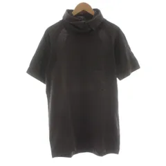 ディーゼルブラックゴールド DIESEL BLACK GOLD カットソー デザイン M 茶 ブラウン 半袖 メッシュ切替 /KU