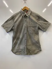 ピA268⚫︎Levi’s Red Loop⚫︎リーバイス　レッドループ⚫︎デニムジャケット⚫︎デニム半袖シャツ⚫︎綿100%⚫︎sizeL⚫︎黒orグレー