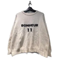 スローブ イエナ SLOBE IENA  インターシャロゴニット セーター プルオーバー 長袖 F アイボリー ■FY