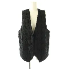 クリンクル クリンクル クリンクル crinkle crinkle crinkle 24SS cotton beannag gillet ベスト ジレ F ブラック /HK ■OS