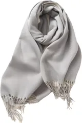 REG8（レグエイト） マフラー レディース 大判 ストール カシミアタッチ 春 秋 冬 肩掛け 巻き物 防寒 暖かい 単色 羽織り 大人っぽい 上品さ (グレー,  特大)