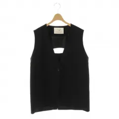 アメリ 25AW DOUBLE LAYER LIKE CURVE ベスト 黒 セール】DOUBLE LAYER LIKE CURVE VEST（ベスト）｜Ameri（アメリ）の