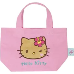 ハローキティ ランチバッグ ミニトート 日焼けシリーズ ピンク サンリオ ケイカンパニー