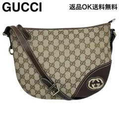 【返品OK】GUCCI グッチ GGキャンバス ニューブリット 169998 205011 レザー ショルダーバッグ クロスボディ【D425601030802フ2512】