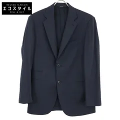 【極美品✨最高級】エルメス　テーラード　セリエボタン　黒　48 ストレッチ素材 2025年最新】HERMES メンズ テーラードジャケットの人気アイテム