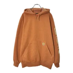 Carhartt カーハート スウェットパーカー オレンジ(メンズ M)中古 古着 V9776