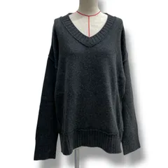 PUBLICTOKYO パブリックトウキョウ ラムウール Vネックニット セーター ニット トップス Vネック ウール 2024AW チャコールグレー サイズF レディース 秋 冬 ゴーゴー古着久喜倉庫店 4 北1471のサムネイル