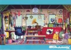 [중고] 클리어 포스터 A3 클리어 포스터 아마테 유즈리하(마추) & 할로 [이치반 복권 기동전사 Gundam GQuuuuuuX(지크악스) vol.3] H상
