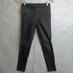 UNIQLO ユニクロ ジーンズ ユニクロ レディース Sサイズ イージーパンツ デニム パンツ 黒 ブラック 〇□