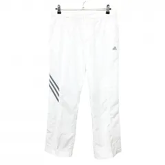 アディダス パンツ 白 サイド3ライン メンズ M/M ゴルフウェア adidas