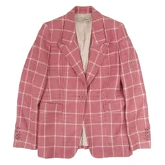 LARDINI ラルディーニ ブートニエール付き ウール リネン グレン  