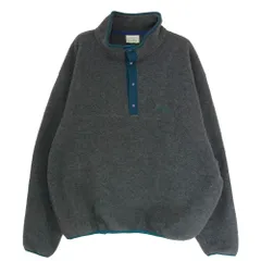 L.L.Bean エルエルビーン 80s フリース スナップ プルオーバー ジャケット ブルゾン グレー系 サイズ表記無【中古】