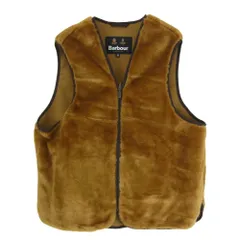 Barbour バブアー 232MLI0053 ADAM ET ROPE アダムエロペ 別注 ファーライナ― ジップアップ ベスト ブラウン系 36【中古】のサムネイル