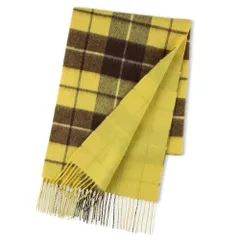 160g 30×186cm チェック 全13色 UVカット98%以上 洗える リバーシブル レディース メンズ マフラー プレゼント ブレンド カシミヤ ウール エレンシア [Elensia]