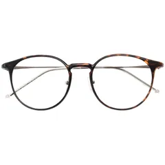 ラウンド 透明レンズ 小顔効果 伊達メガネ PCメガネ 紫外線カット おしゃれ UVカット TR90 ファッション 8ｇ超軽量 度なし レディース 丸いメガネ メガネ メンズ ブルーライトカット [Dollger]