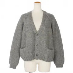 ドゥロワー Drawer ニットカーディガン Vネック 長袖 サイズ1 グレー 灰色