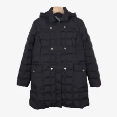 66 トミーヒルフィガー ブラック ダックダウン キルティング ダウン ジャケット