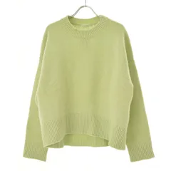 【le.coeurblanc】3038026402 ウールカシミヤクルーネックミックスニット長袖ニットセーター