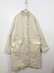 green label relaxing グリーンレーベルリラクシング ユナイテッドアローズ 3625-105-2054 2WAY パデッド モッズ コート size38/オフホワイト ◆■レディース