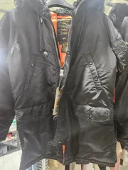 アルファ インダストリーズ N3B ブラック ダウン アウター