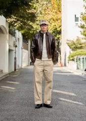 FULLCOUNT チノパンツ 1201 U S Army Chino 41 Khaki